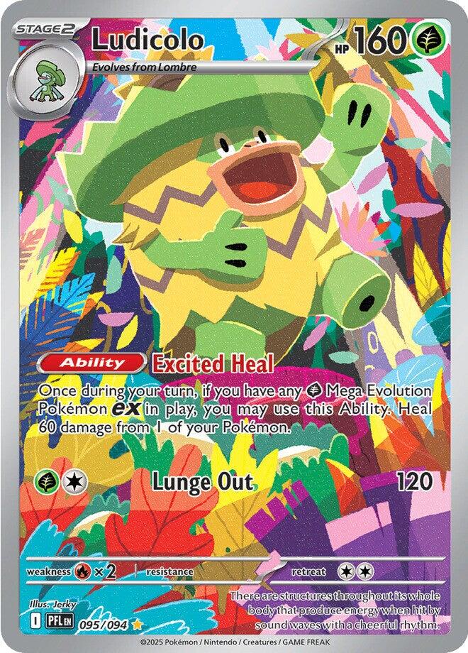 Ludicolo (095/094) [Mega Evolution: Phantasmal Flames] | I Want That Stuff Brandon