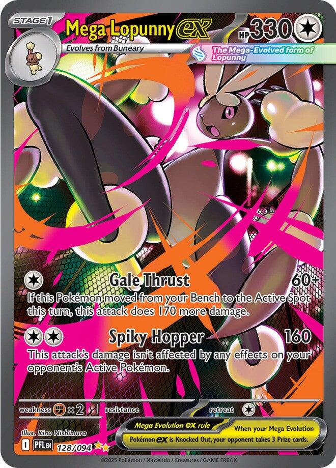 Mega Lopunny ex (128/094) [Mega Evolution: Phantasmal Flames] | I Want That Stuff Brandon