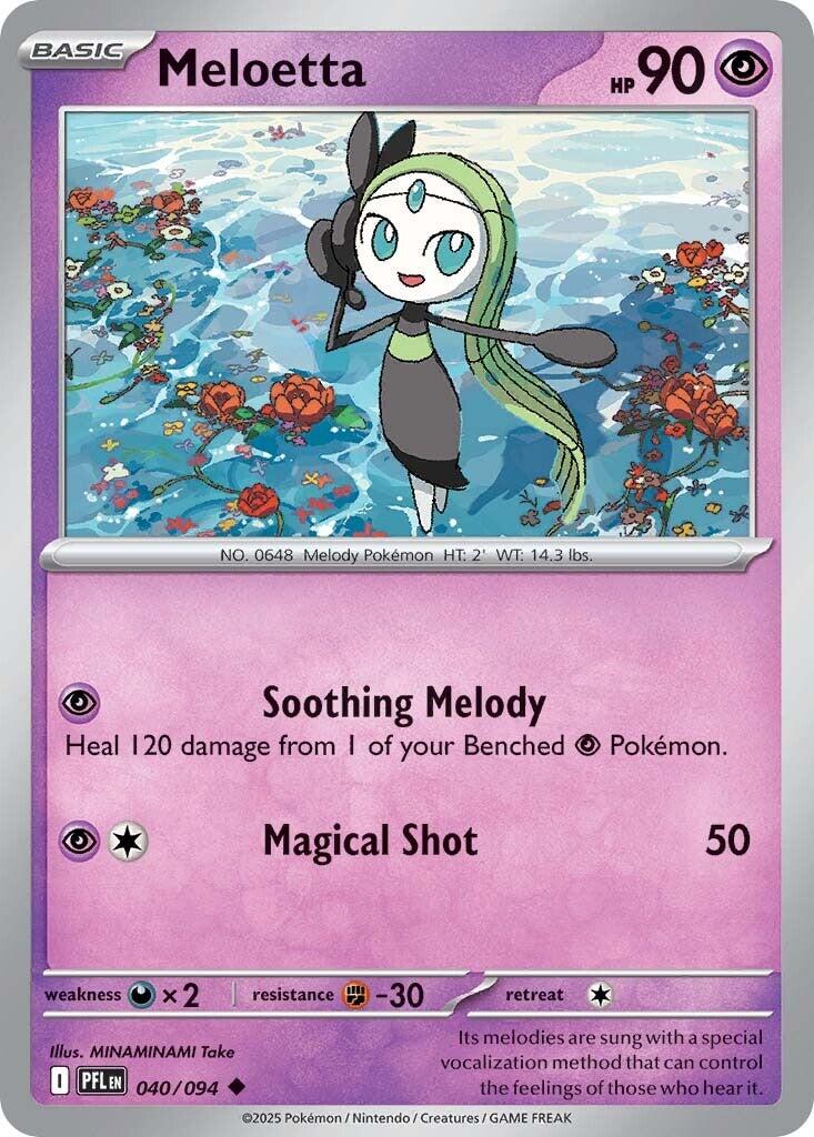 Meloetta (040/094) [Mega Evolution: Phantasmal Flames] | I Want That Stuff Brandon