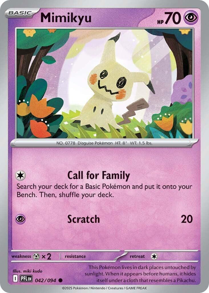 Mimikyu (042/094) [Mega Evolution: Phantasmal Flames] | I Want That Stuff Brandon