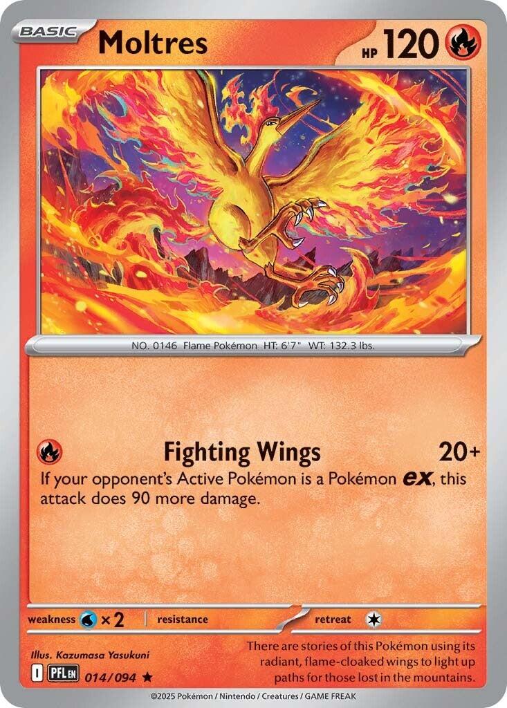 Moltres (014/094) [Mega Evolution: Phantasmal Flames] | I Want That Stuff Brandon