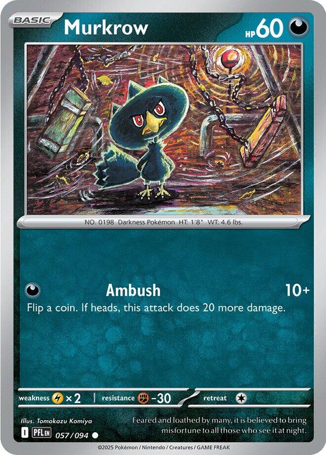 Murkrow (057/094) [Mega Evolution: Phantasmal Flames] | I Want That Stuff Brandon