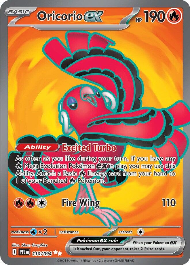 Oricorio ex (110/094) [Mega Evolution: Phantasmal Flames] | I Want That Stuff Brandon