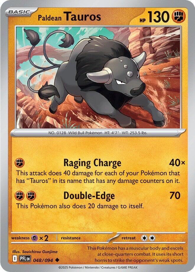 Paldean Tauros (048/094) [Mega Evolution: Phantasmal Flames] | I Want That Stuff Brandon