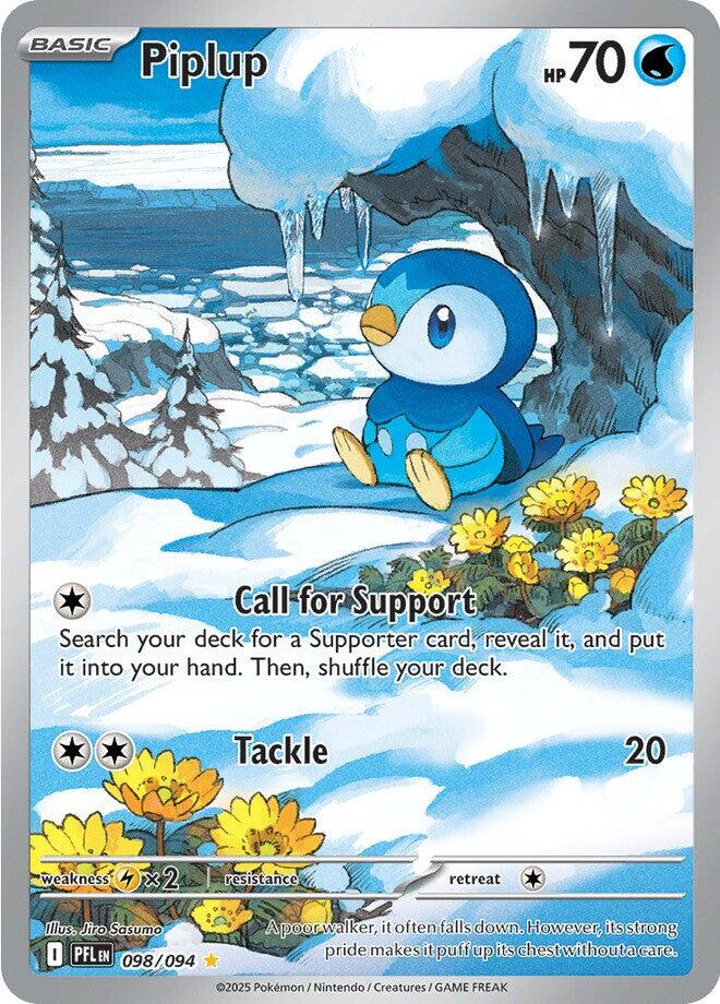 Piplup (098/094) [Mega Evolution: Phantasmal Flames] | I Want That Stuff Brandon