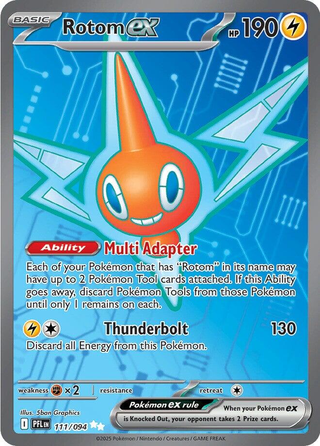 Rotom ex (111/094) [Mega Evolution: Phantasmal Flames] | I Want That Stuff Brandon