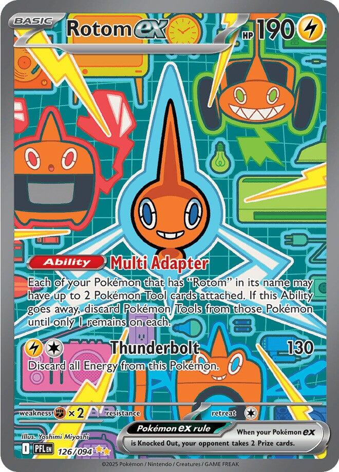 Rotom ex (126/094) [Mega Evolution: Phantasmal Flames] | I Want That Stuff Brandon