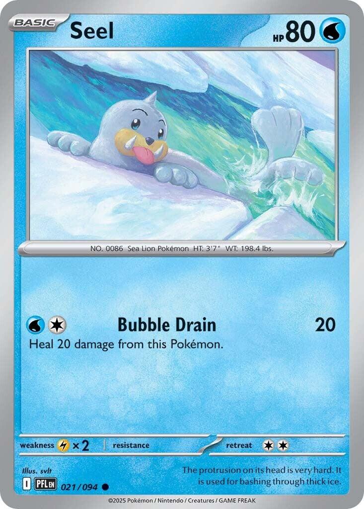 Seel (021/094) [Mega Evolution: Phantasmal Flames] | I Want That Stuff Brandon