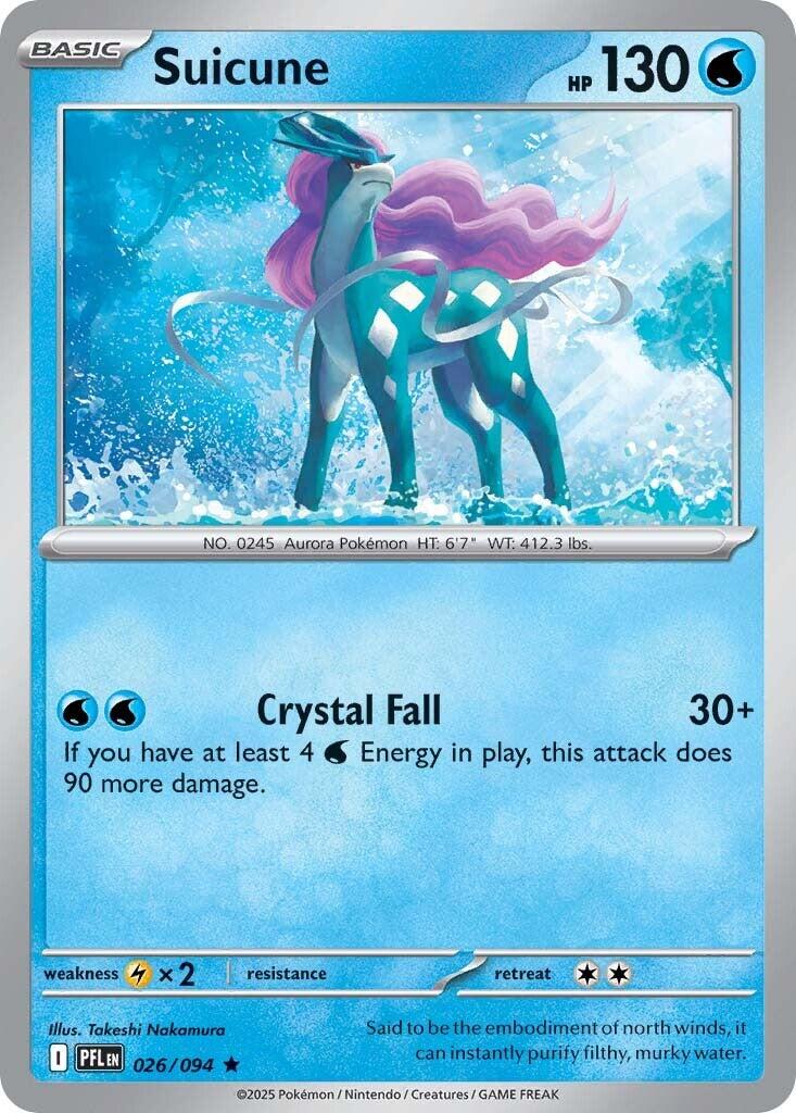 Suicune (026/094) [Mega Evolution: Phantasmal Flames] | I Want That Stuff Brandon