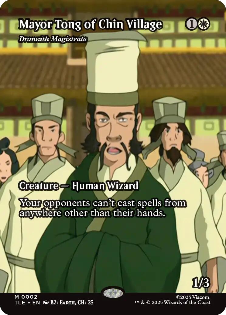 Mayor Tong of Chin Village - Drannith Magistrate (Borderless) [Avatar: The Last Airbender: Eternal-Legal] | I Want That Stuff Brandon