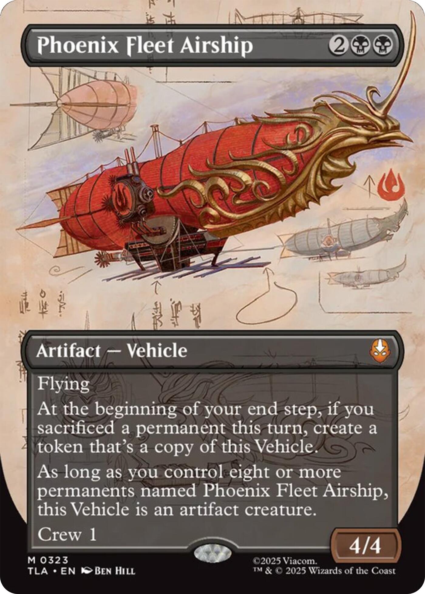 Phoenix Fleet Airship (Borderless) [Avatar: The Last Airbender] | I Want That Stuff Brandon