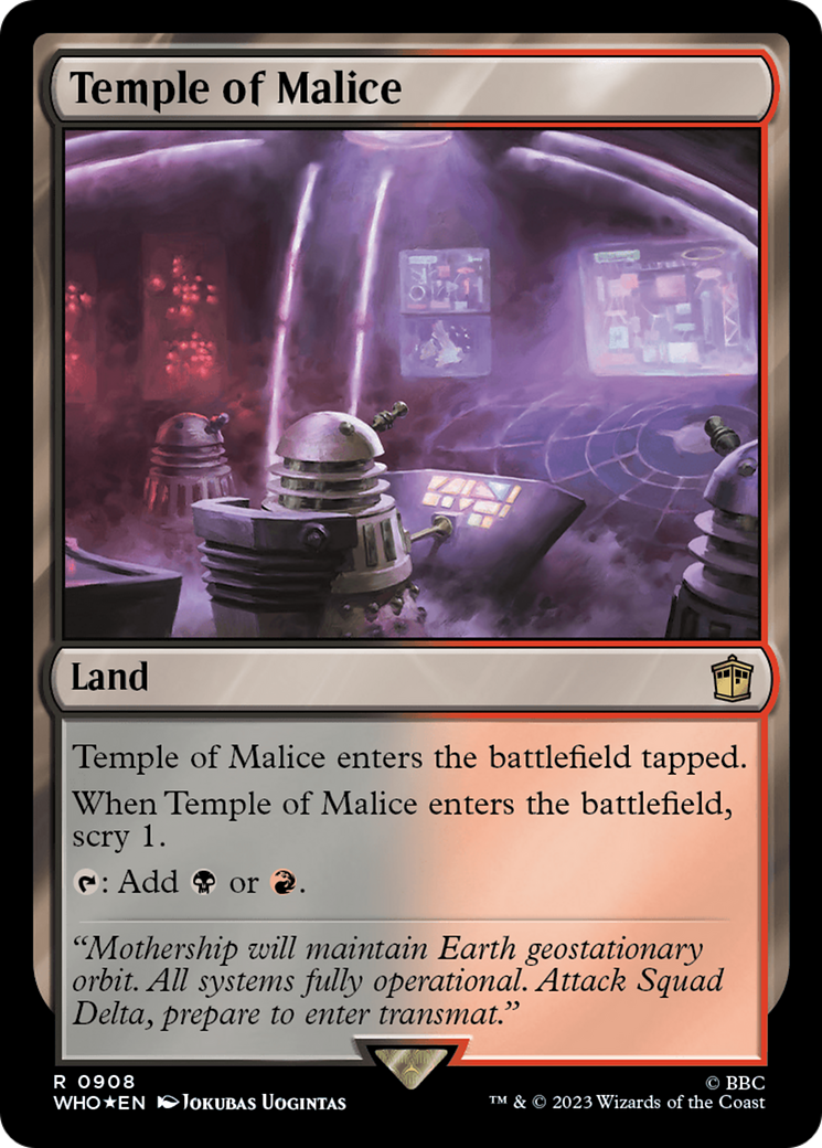 Temple of Malice (Surge Foil) [Doctor Who] | I Want That Stuff Brandon