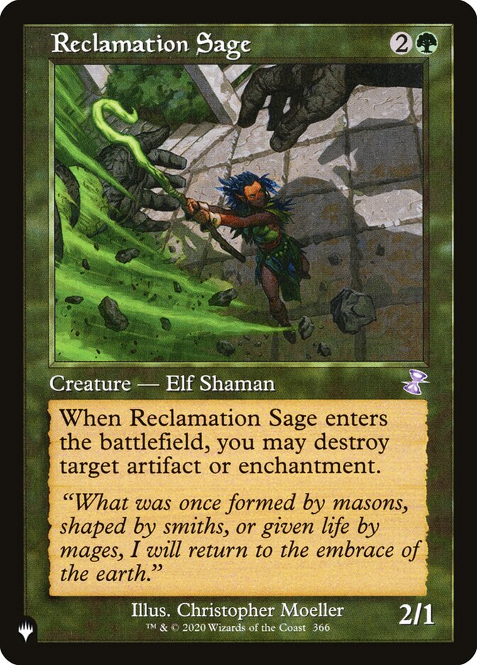 Reclamation Sage [The List] | I Want That Stuff Brandon