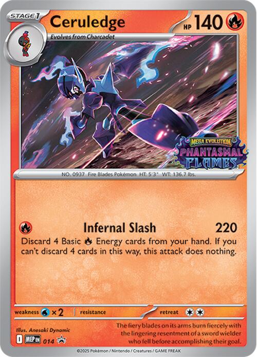 Ceruledge (014) (Prerelease) [Mega Evolution Promo] | I Want That Stuff Brandon