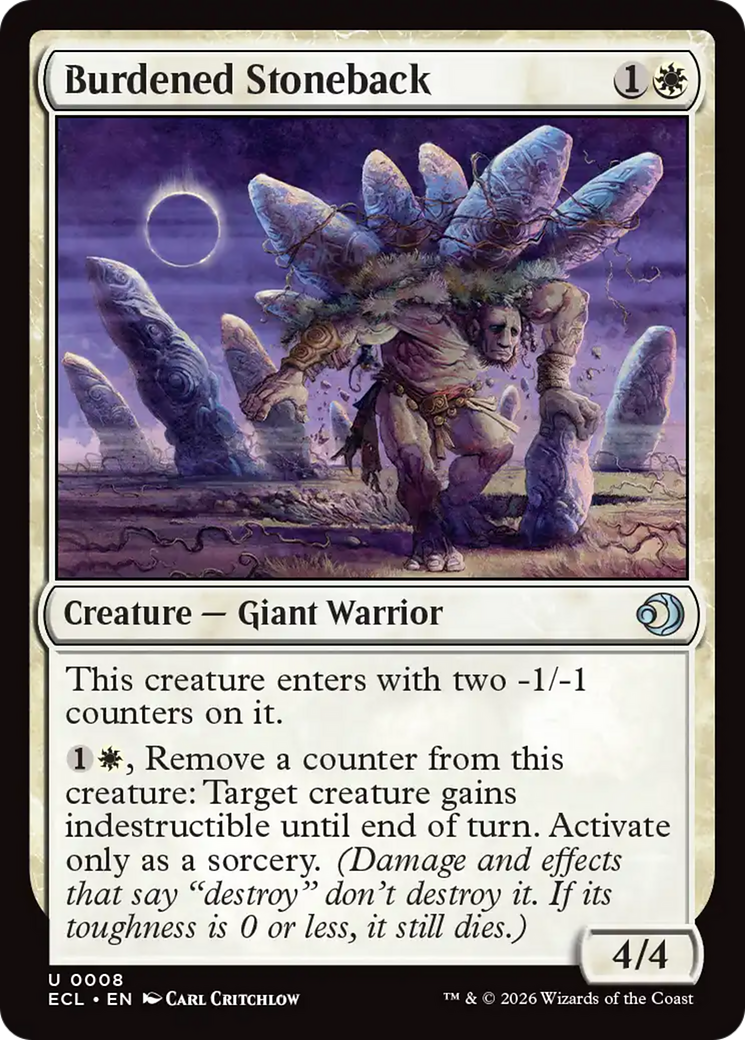 Burdened Stoneback [Lorwyn Eclipsed] | I Want That Stuff Brandon