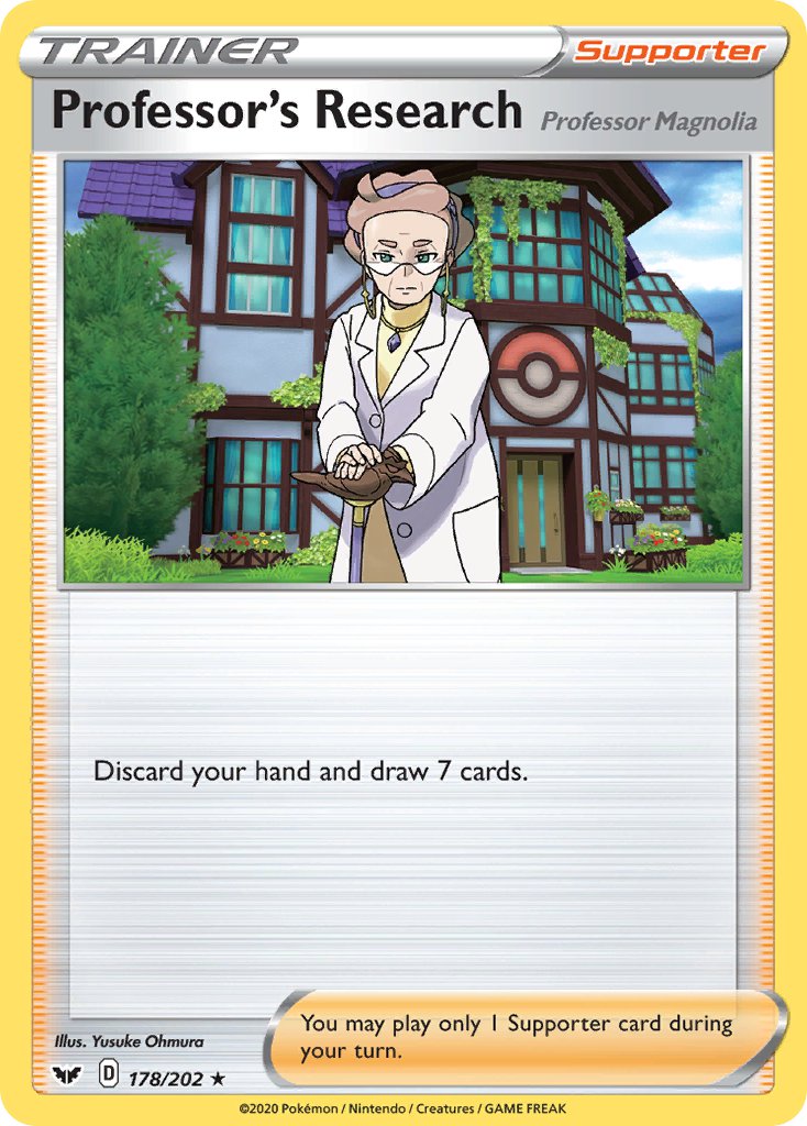 Professor's Research (178/202) [Sword & Shield: Base Set] | I Want That Stuff Brandon