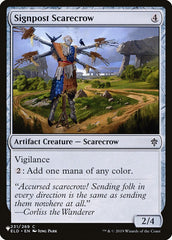 Signpost Scarecrow [The List] | I Want That Stuff Brandon