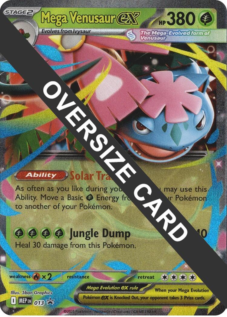 Mega Venusaur ex (013) (Jumbo) [Mega Evolution Promo] | I Want That Stuff Brandon