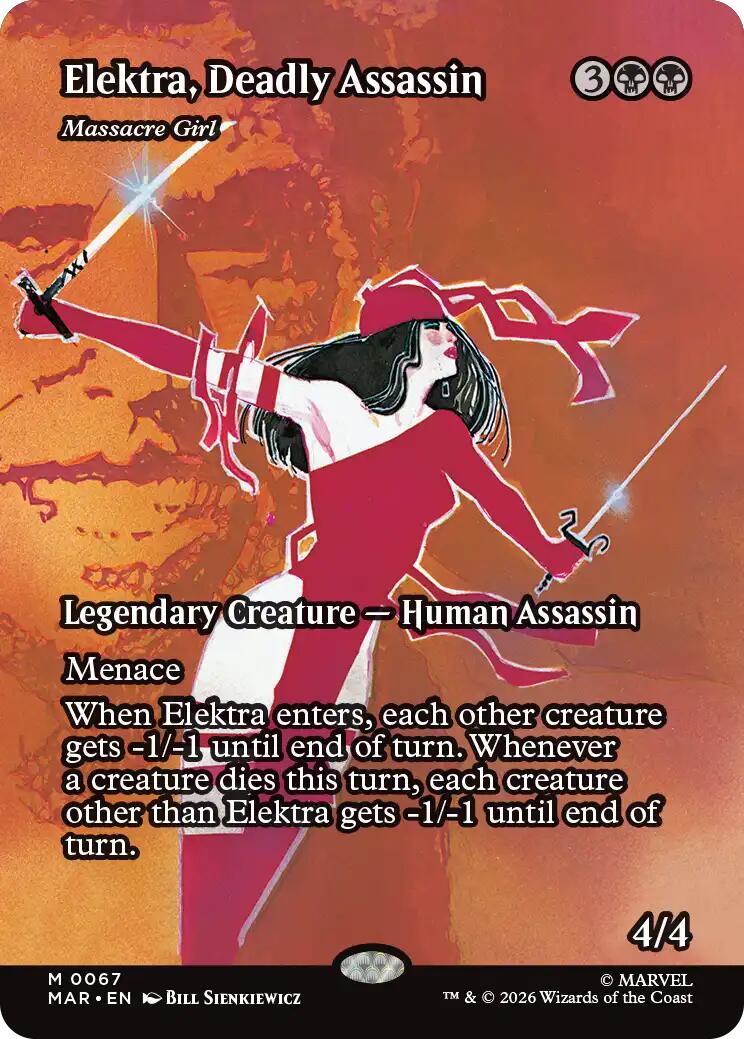 Elektra, Deadly Assassin - Massacre Girl (Borderless) [Marvel Universe: Eternal-Legal] | I Want That Stuff Brandon