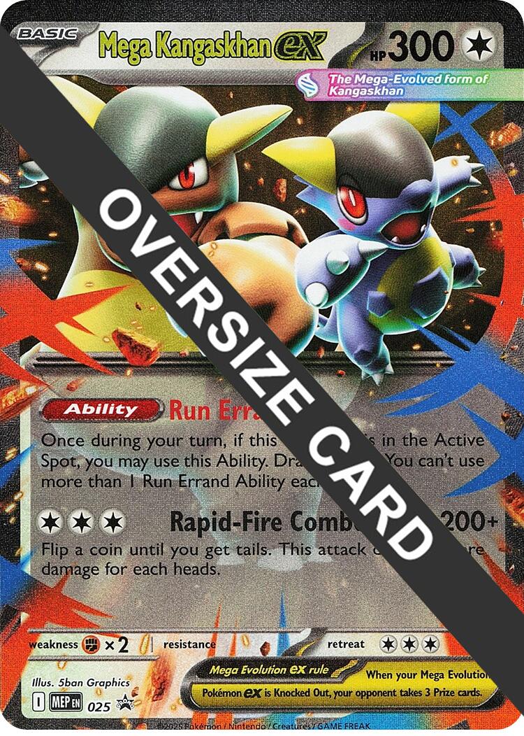 Mega Kangaskhan ex (025) (Jumbo Card) [Mega Evolution Promo] | I Want That Stuff Brandon