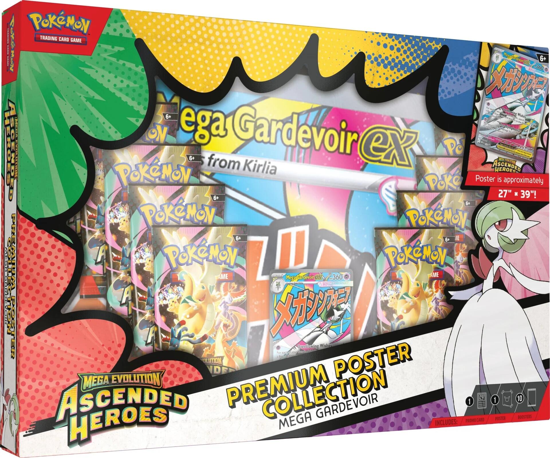 Mega Evolution: Ascended Heroes - Premium Poster Collection (Mega Gardevoir) | I Want That Stuff Brandon
