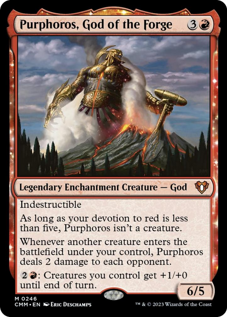 Purphoros, God of the Forge [Commander Masters] | I Want That Stuff Brandon