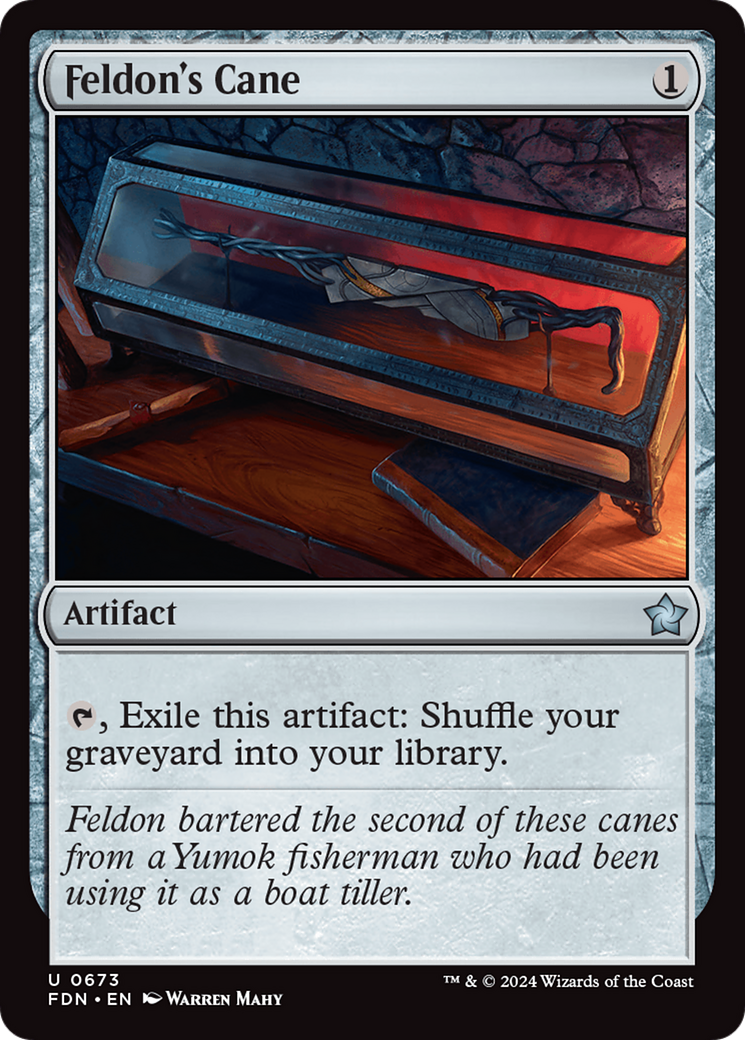 Feldon's Cane [Foundations] | I Want That Stuff Brandon