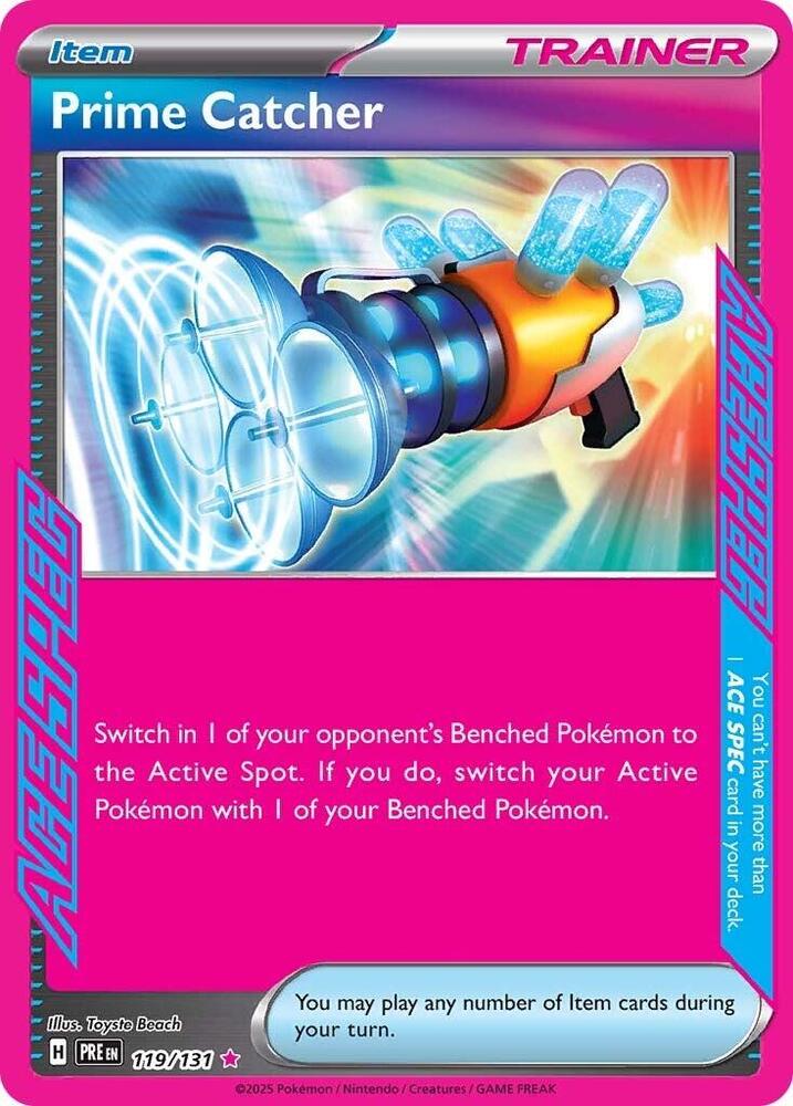 Prime Catcher (119/131) [Scarlet & Violet: Prismatic Evolutions] | I Want That Stuff Brandon