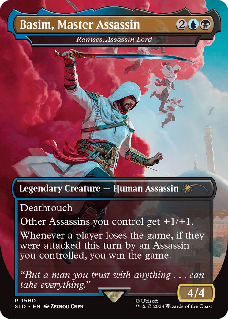 Basim, Master Assassin - Ramses, Assassin Lord (Rainbow Foil) [Secret Lair Drop Series] | I Want That Stuff Brandon