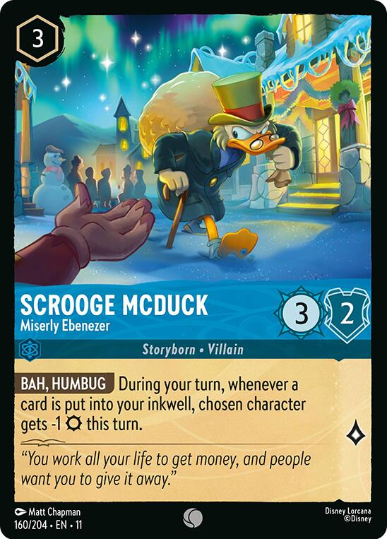 Scrooge McDuck - Miserly Ebenezer (160/204) [Winterspell] | I Want That Stuff Brandon