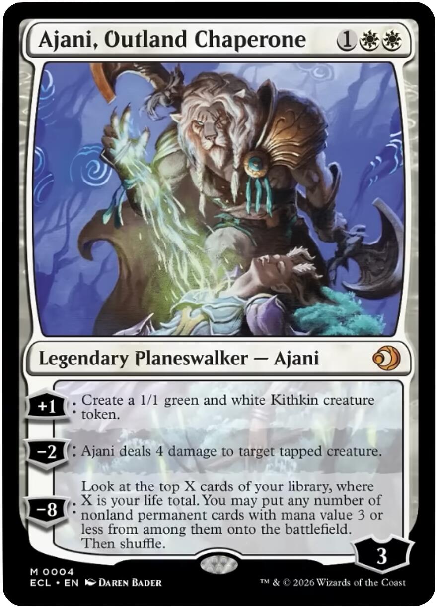Ajani, Outland Chaperone [Lorwyn Eclipsed] | I Want That Stuff Brandon