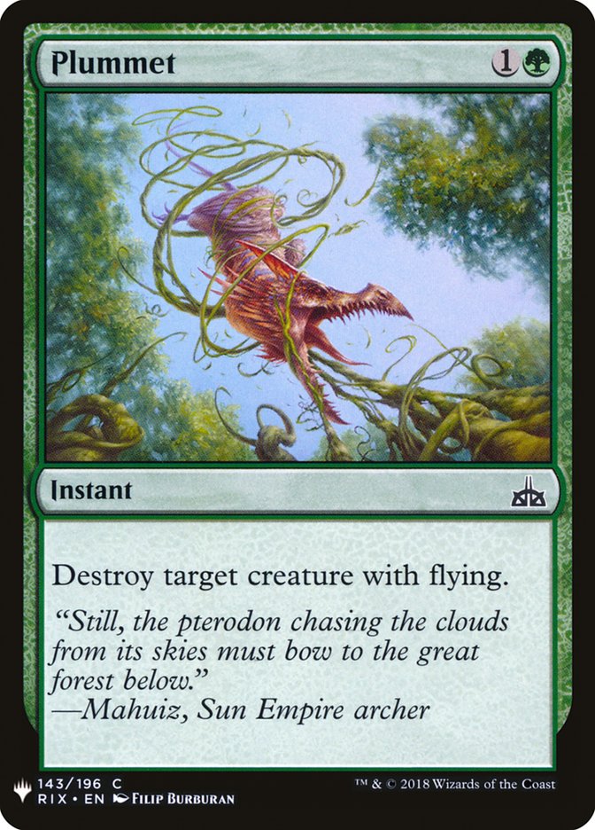 Plummet [Mystery Booster] | I Want That Stuff Brandon