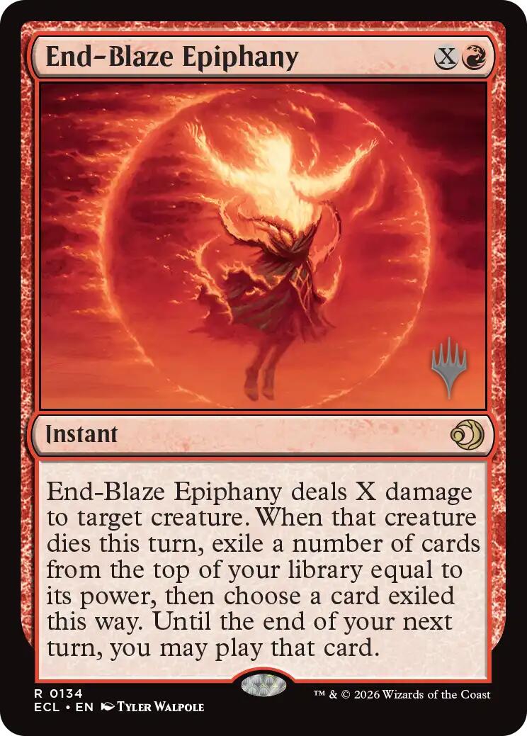 End-Blaze Epiphany [Lorwyn Eclipsed Promos] | I Want That Stuff Brandon
