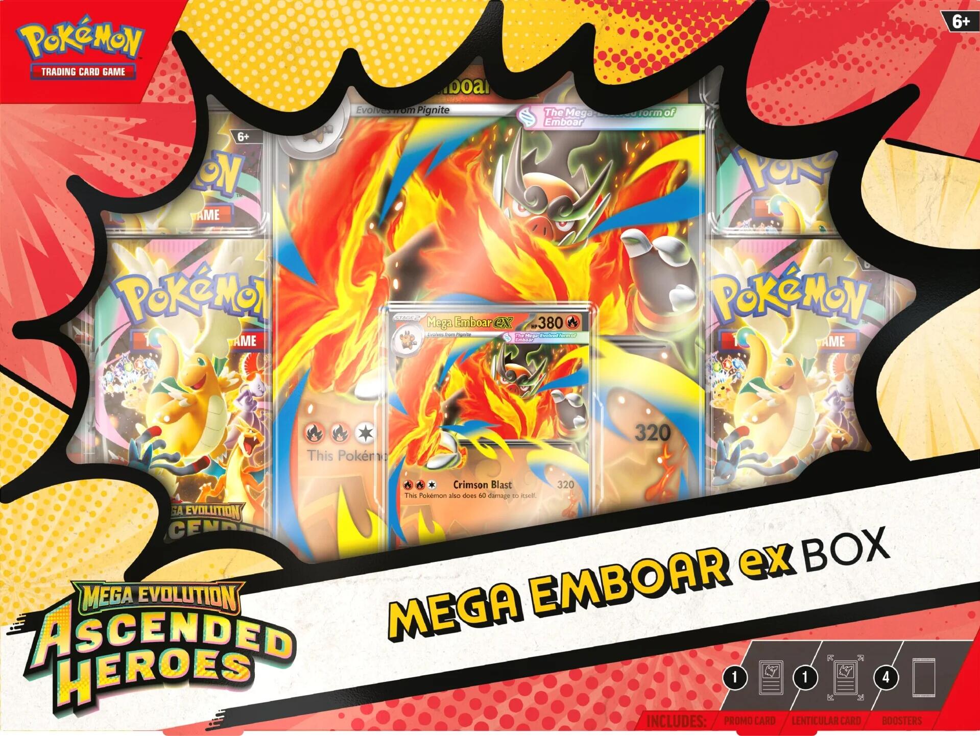 Mega Evolution: Ascended Heroes - Mega Emboar ex Box | I Want That Stuff Brandon