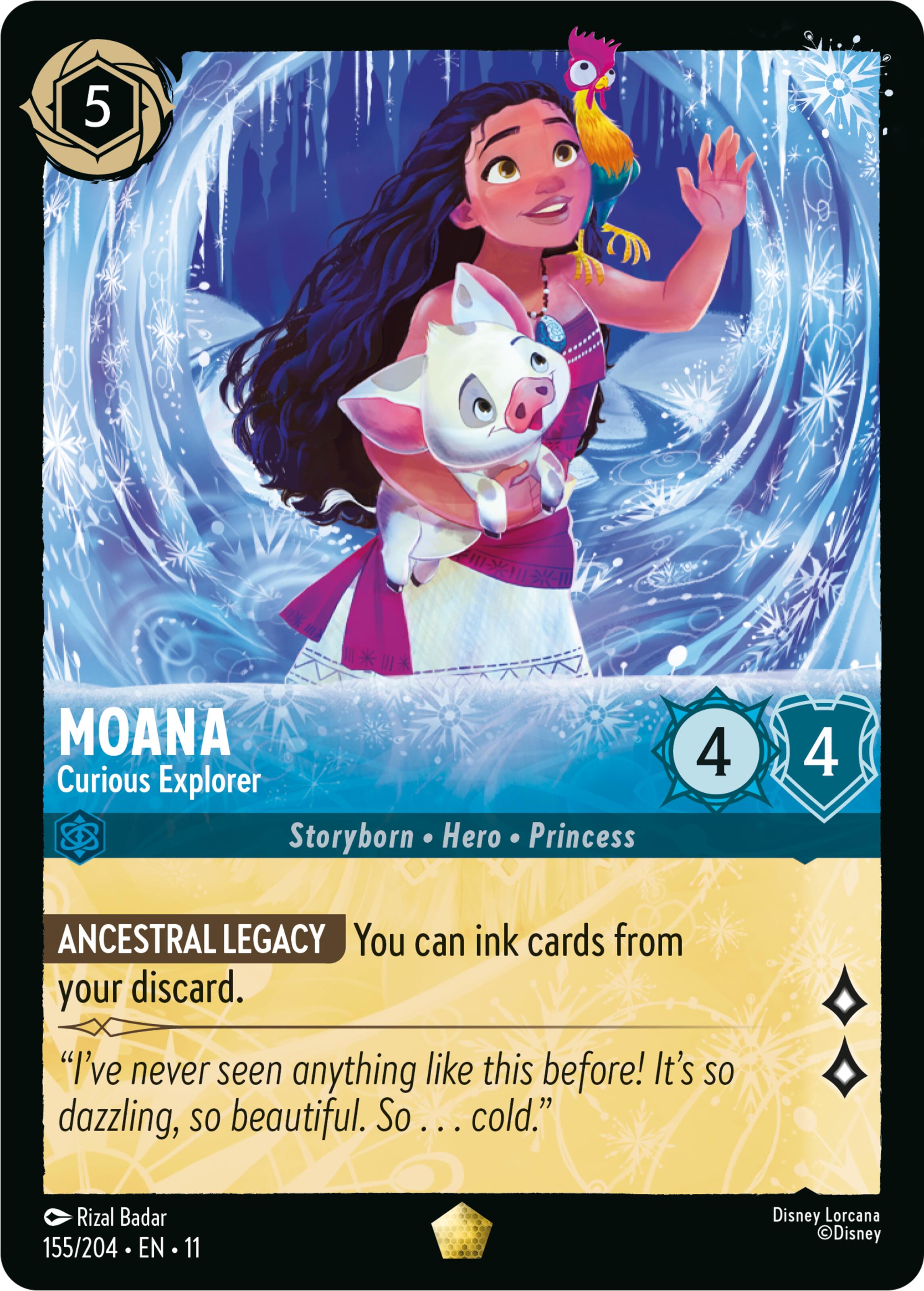 Moana - Curious Explorer (155/204) [Winterspell] | I Want That Stuff Brandon