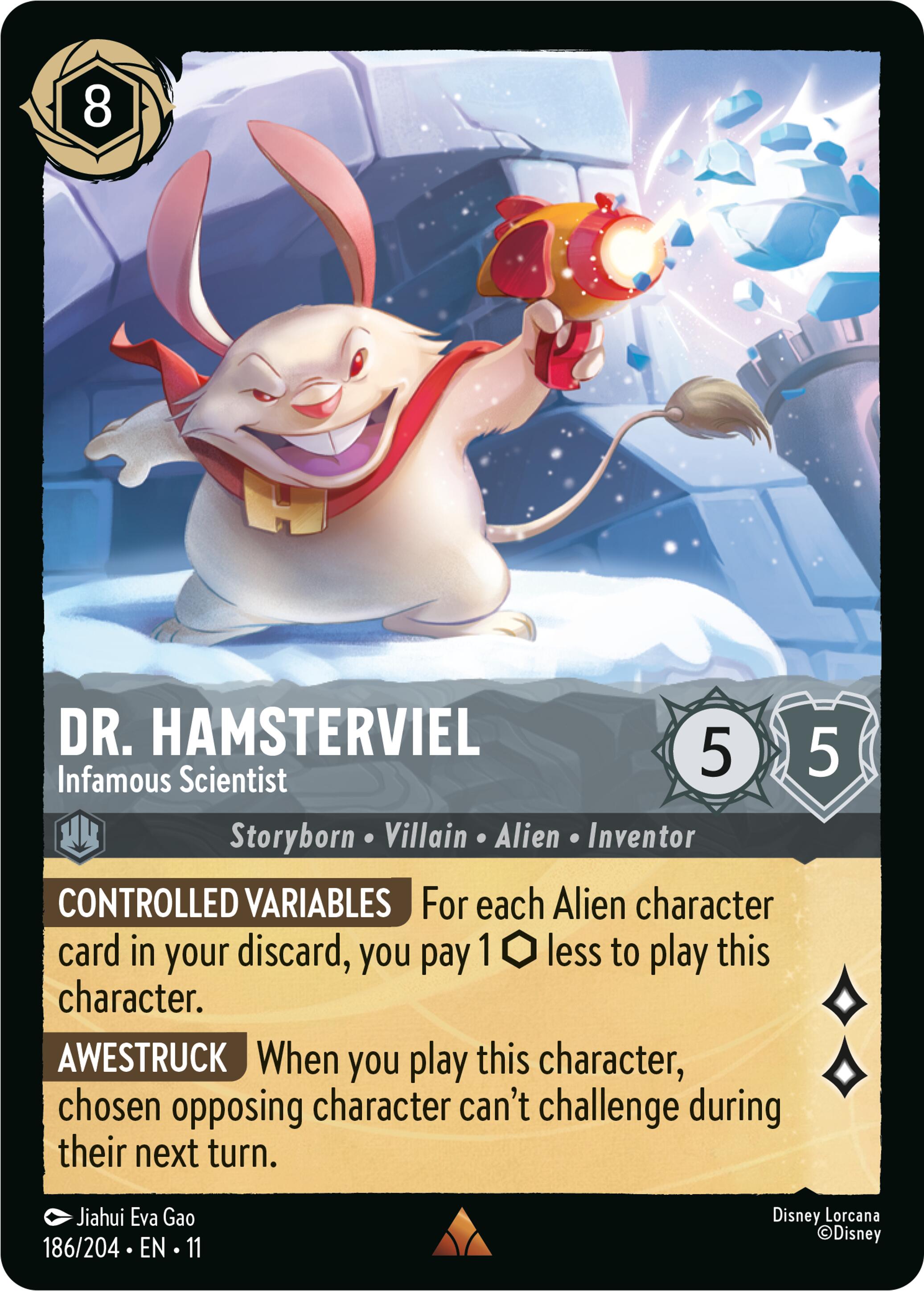 Dr. Hamsterviel - Infamous Scientist (186/204) [Winterspell] | I Want That Stuff Brandon