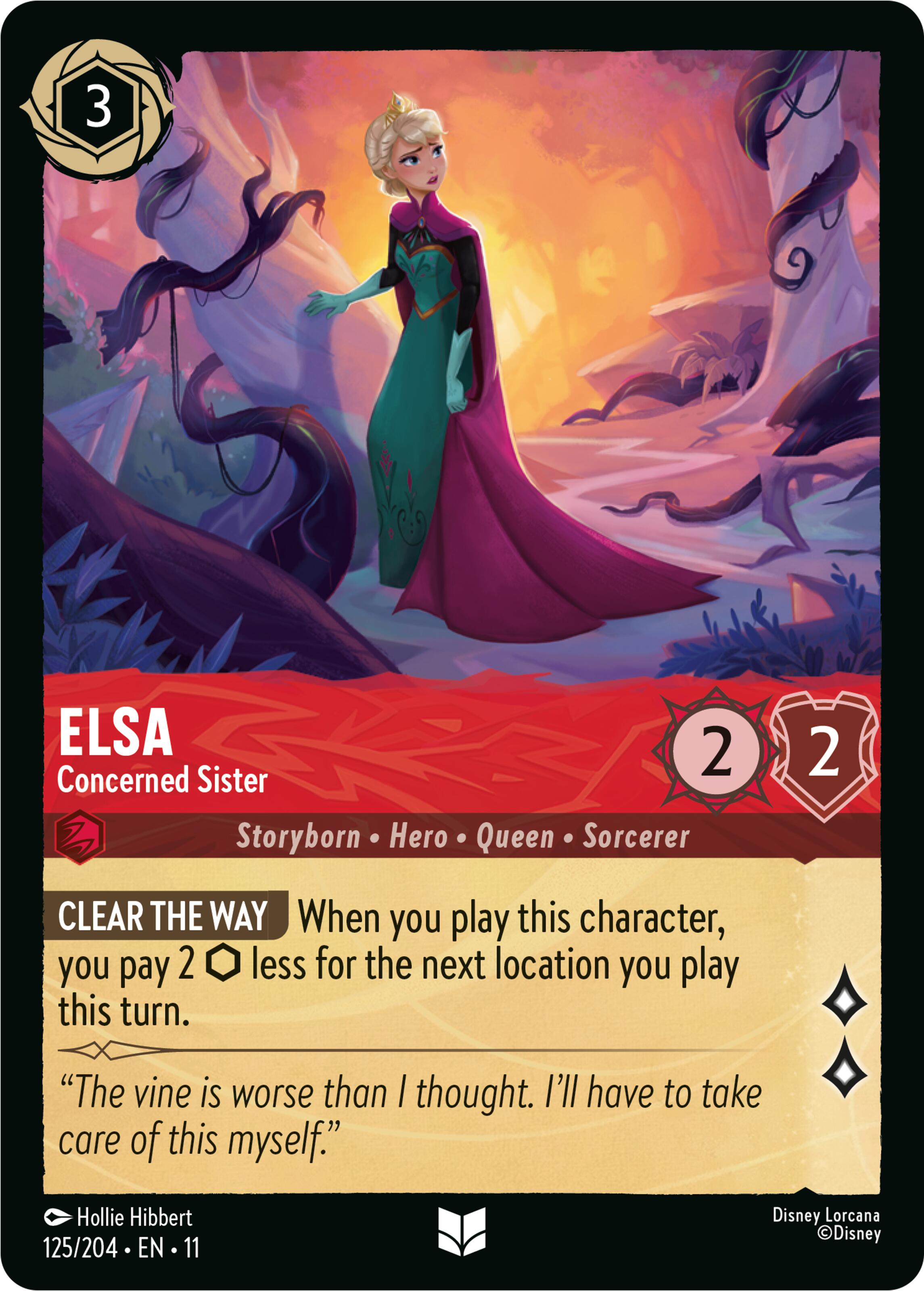 Elsa - Concerned Sister (125/204) [Winterspell] | I Want That Stuff Brandon