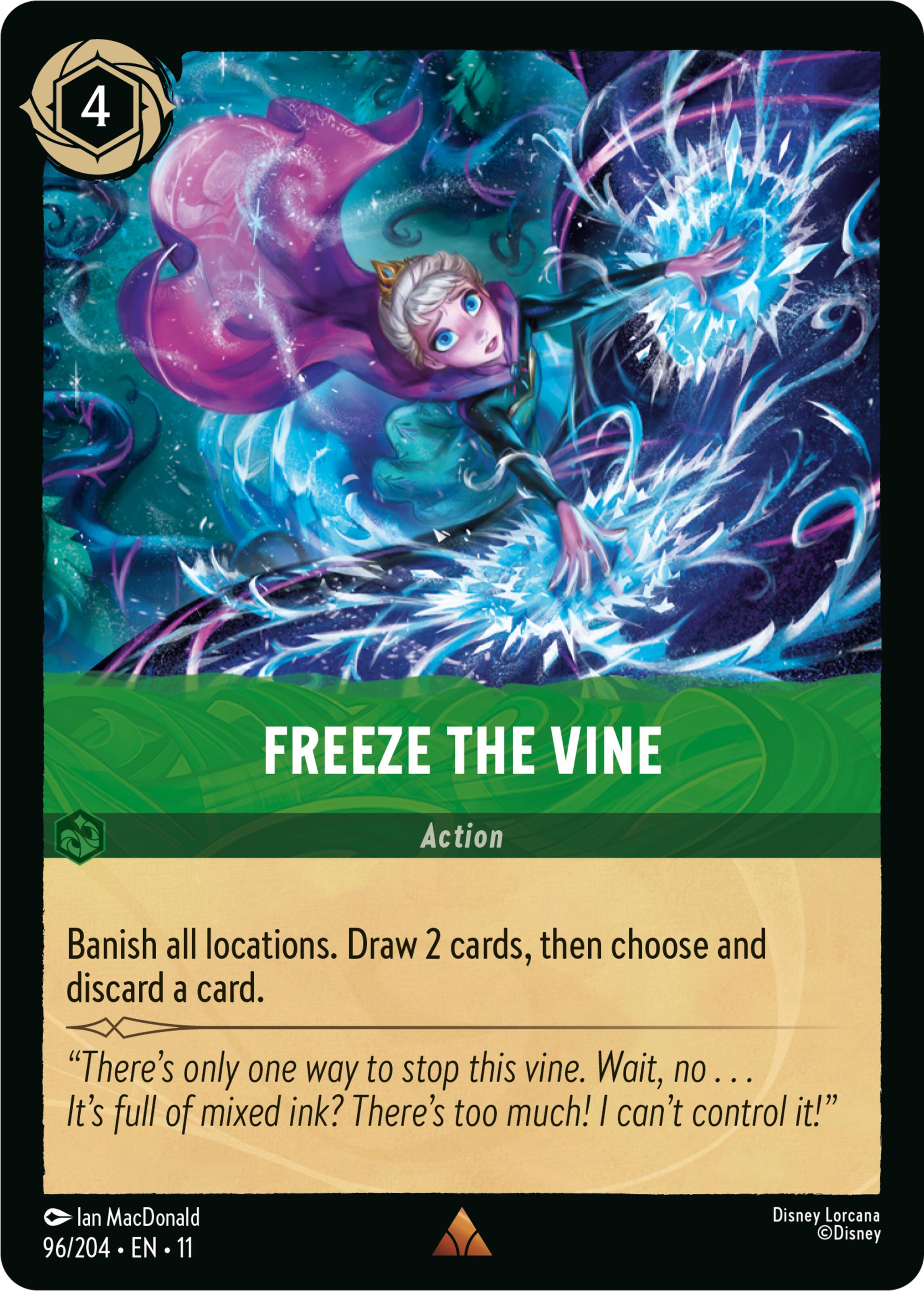 Freeze the Vine (96/204) [Winterspell] | I Want That Stuff Brandon