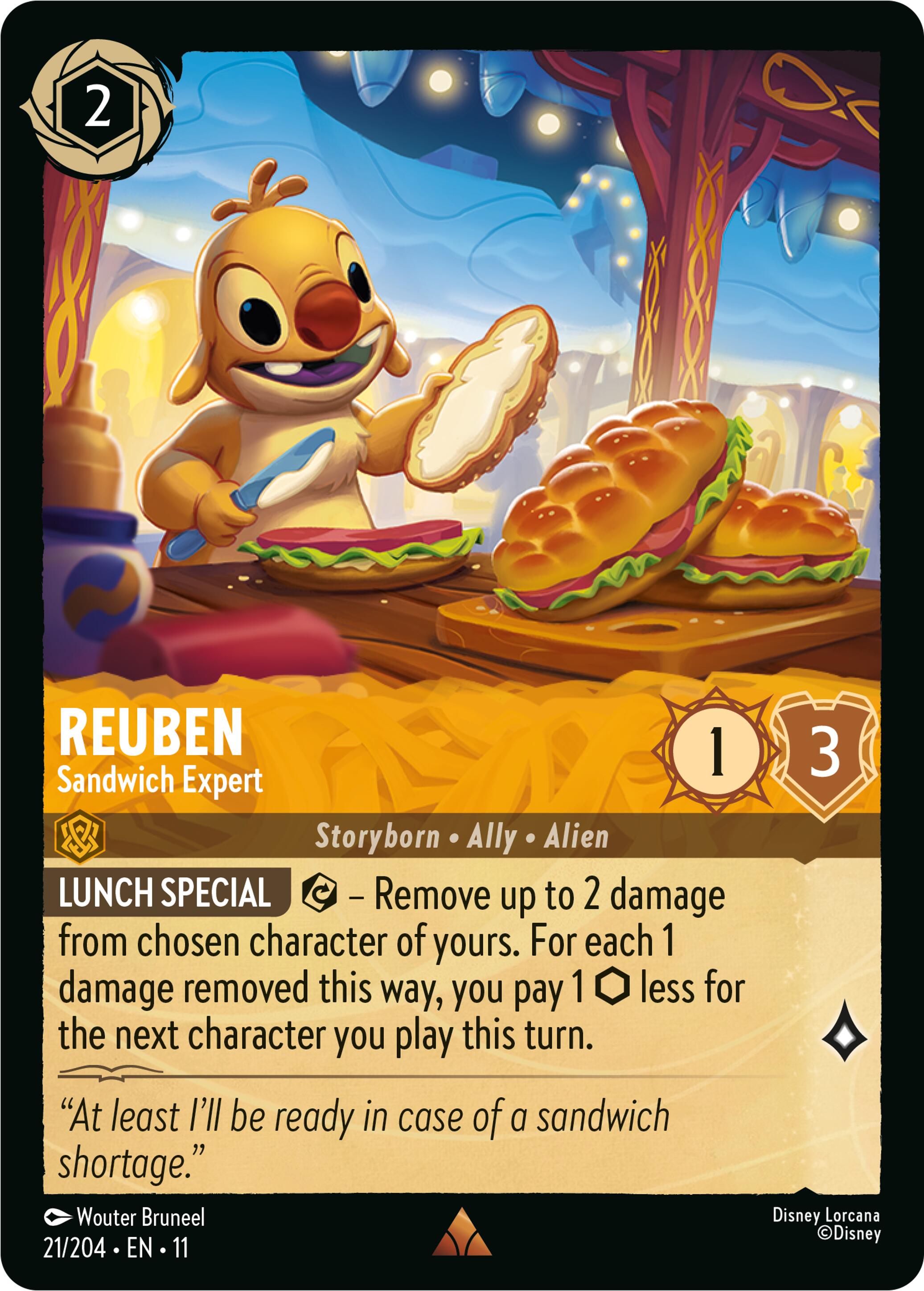 Reuben - Sandwich Expert (21/204) [Winterspell] | I Want That Stuff Brandon