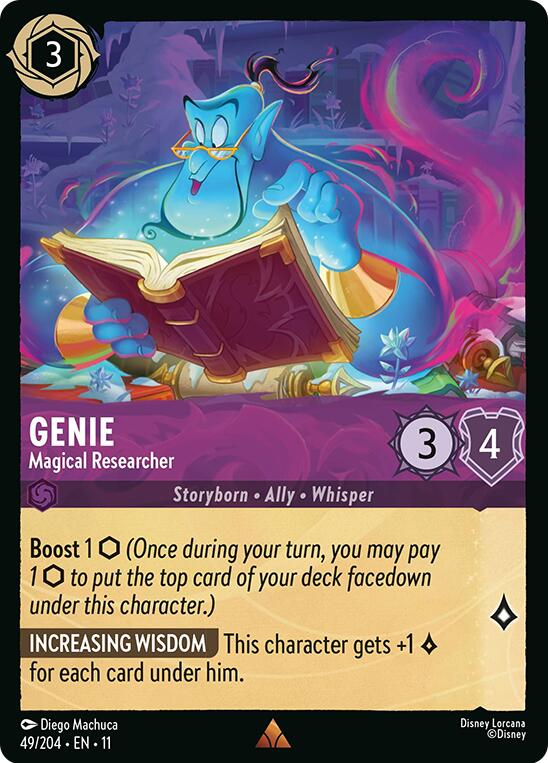 Genie - Magical Researcher (49/204) [Winterspell] | I Want That Stuff Brandon
