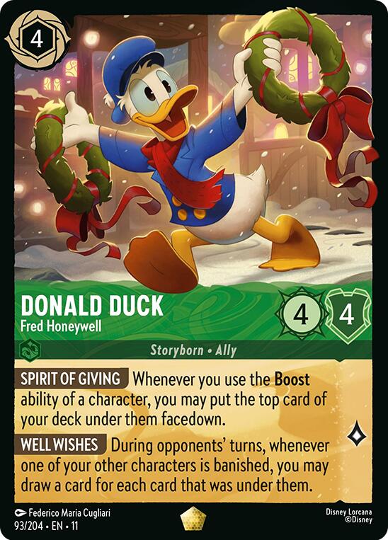 Donald Duck - Fred Honeywell (93/204) [Winterspell] | I Want That Stuff Brandon