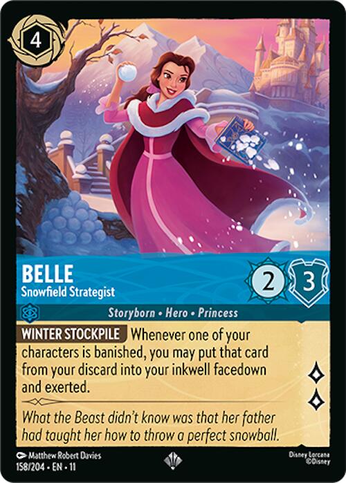 Belle - Snowfield Strategist (158/204) [Winterspell] | I Want That Stuff Brandon
