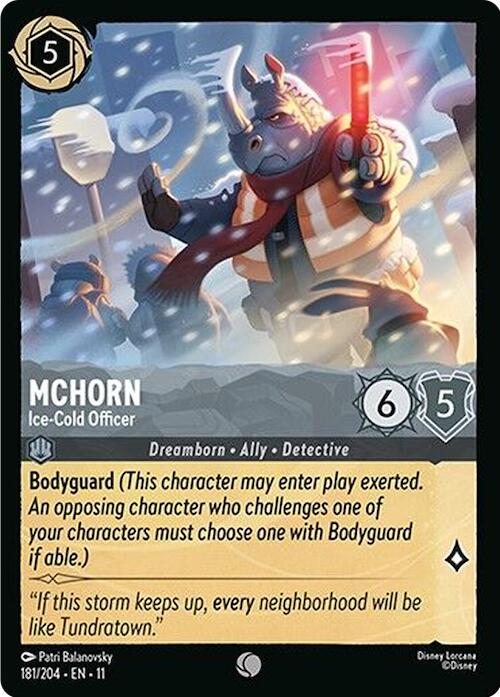 McHorn - Ice-Cold Officer (181/204) [Winterspell] | I Want That Stuff Brandon
