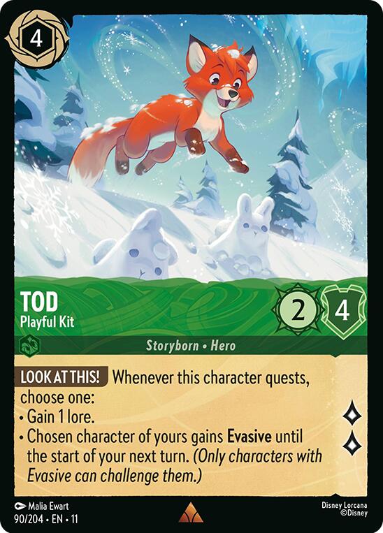 Tod - Playful Kit (90/204) [Winterspell] | I Want That Stuff Brandon