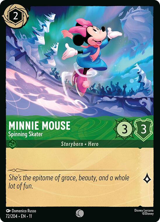 Minnie Mouse - Spinning Skater (72/204) [Winterspell] | I Want That Stuff Brandon
