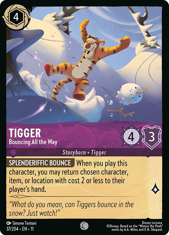Tigger - Bouncing All the Way (37/204) [Winterspell] | I Want That Stuff Brandon