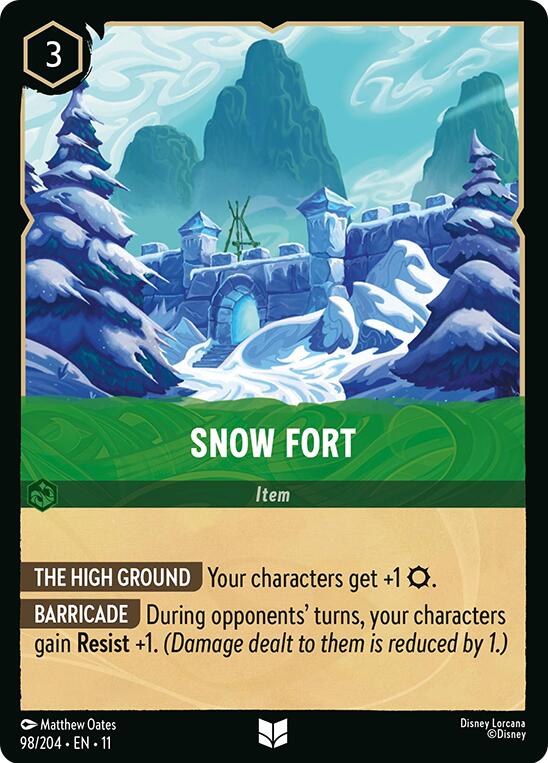 Snow Fort (98/204) [Winterspell] | I Want That Stuff Brandon