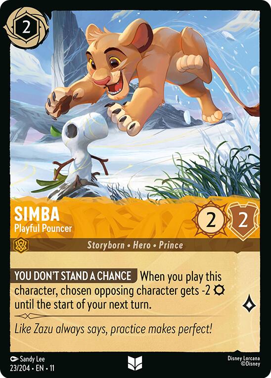 Simba - Playful Pouncer (23/204) [Winterspell] | I Want That Stuff Brandon