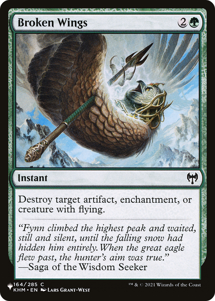 Broken Wings [The List Reprints] | I Want That Stuff Brandon