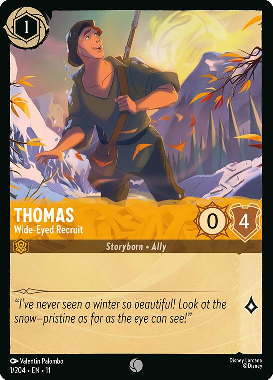 Thomas - Wide-Eyed Recruit (1/204) [Winterspell] | I Want That Stuff Brandon